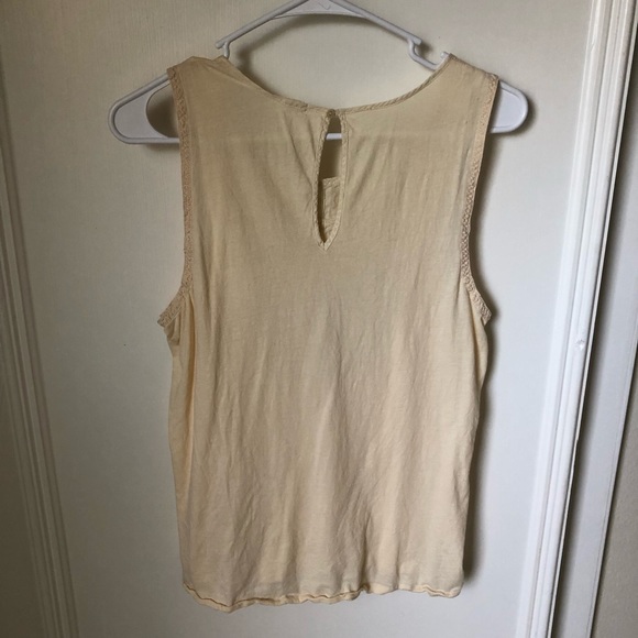 J. Crew Beige Cream 100% Cotton Tank Top XS - Picture 2 of 9